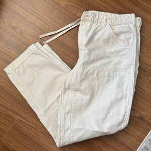 Uniqlo Women’s Off-White Utility Pants